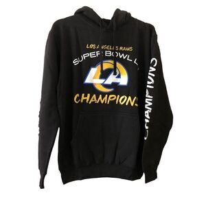 Los Angeles Rams Super Bowl Champions Pullover Hoodie Men’s Size Medium